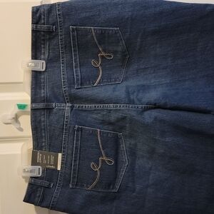 CJ Banks Dark Blue Boot Cut Jeans